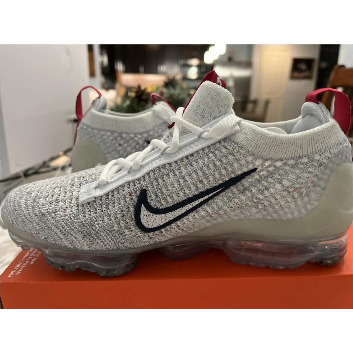 Nike shoes - Nike Air VaporMax Flyknit - Air VaporMax Flyknit - DH4090-002 - Photon Dust White 0