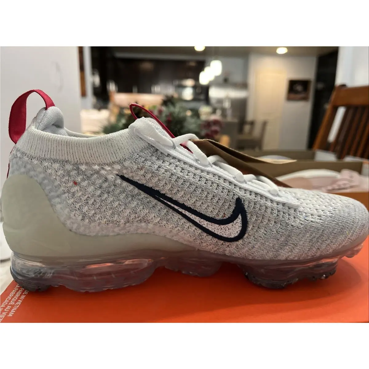 Nike shoes - Nike Air VaporMax Flyknit - Air VaporMax Flyknit - DH4090-002 - Photon Dust White 1
