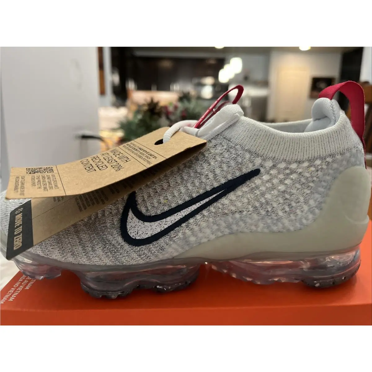 Nike shoes - Nike Air VaporMax Flyknit - Air VaporMax Flyknit - DH4090-002 - Photon Dust White 2