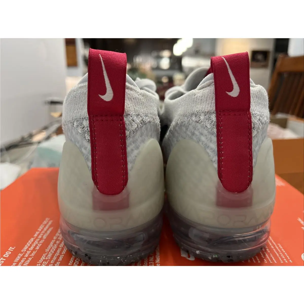 Nike shoes - Nike Air VaporMax Flyknit - Air VaporMax Flyknit - DH4090-002 - Photon Dust White 5