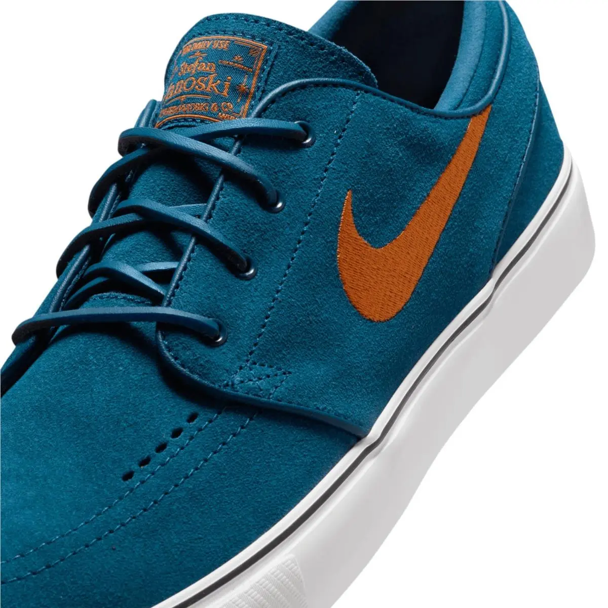 Nike shoes - Nike SB Zoom Janoski OG+ - FD6757-401 - Blue Force/Blue Force/Summit White/Campfire Orange (UPC: 198480912415) 6