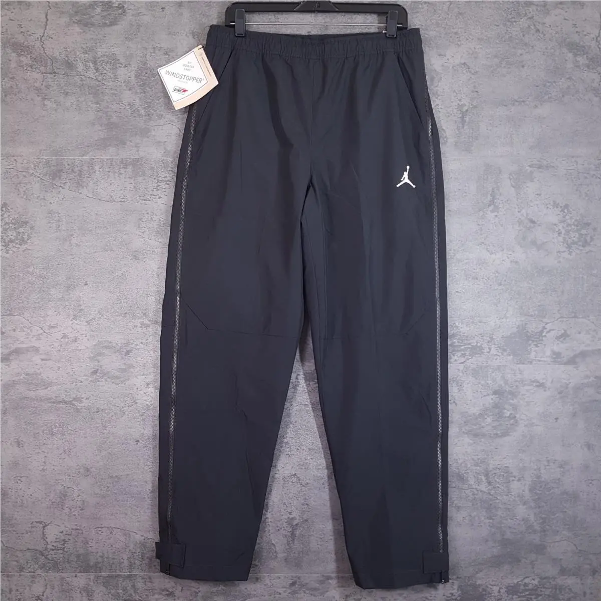 Air Jordan Flight Heritage Gore Tex Windstopper Pants Mens Medium Black by Nike