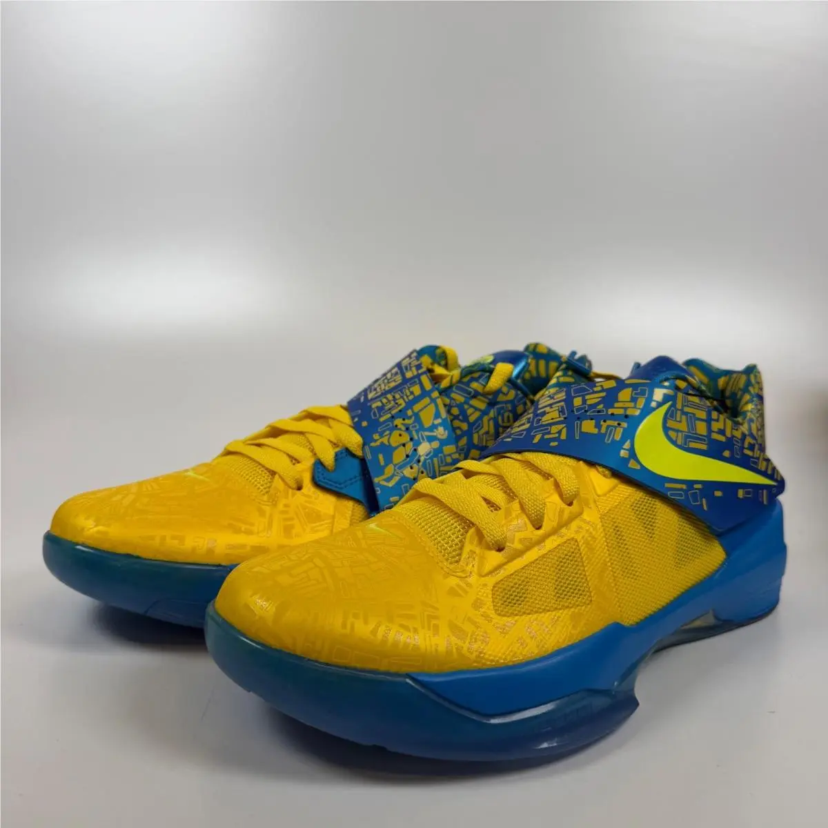 KD 4 Scoring Title 2025 Blue Lemon FZ5916-400 Mens 10.5 Basketball Shoes by Nike