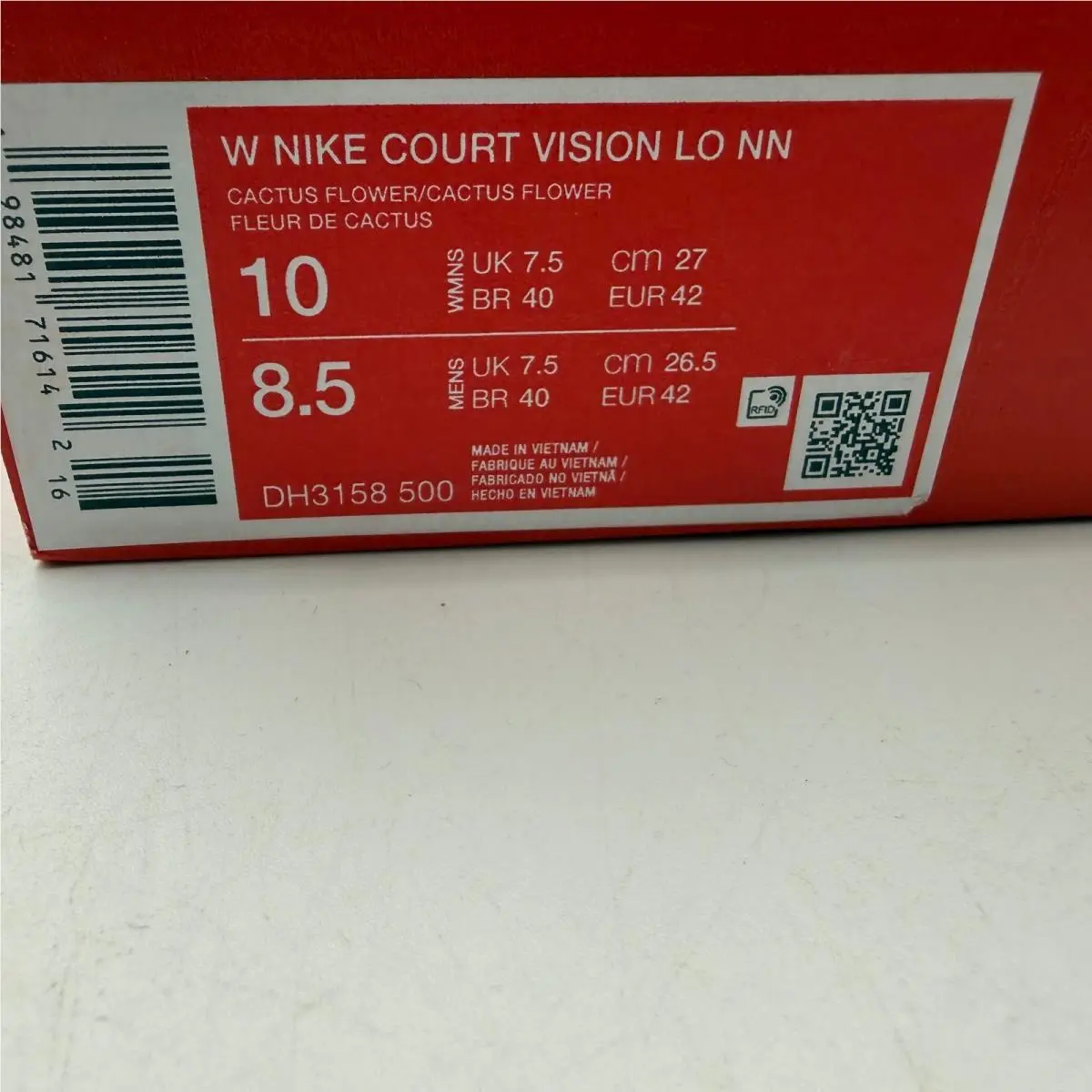 Nike shoes - Nike Court Vision Low Next Nature - White 5