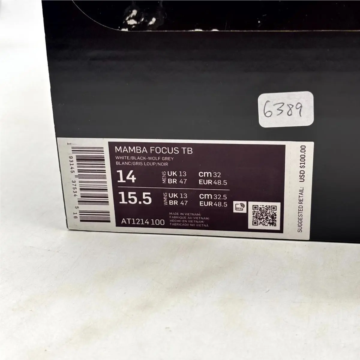 Nike shoes - Nike Mamba Focus AT1214-100 - Mamba Focus - AT1214-100 - White (UPC: 193145375345) 7