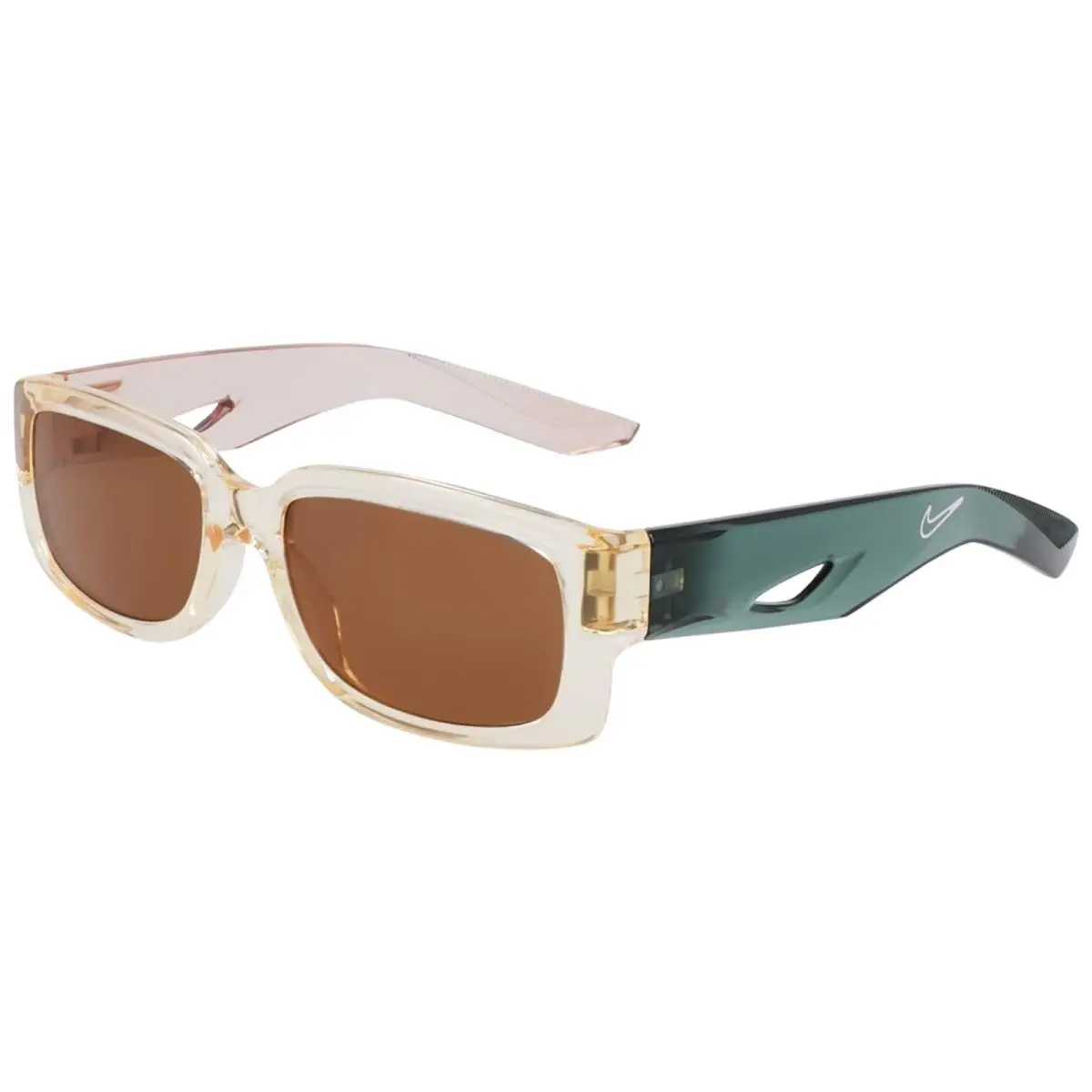 Variant I Tritan Renew Stylized Rectangle Sunglasses - NKEV24013-113 by Nike