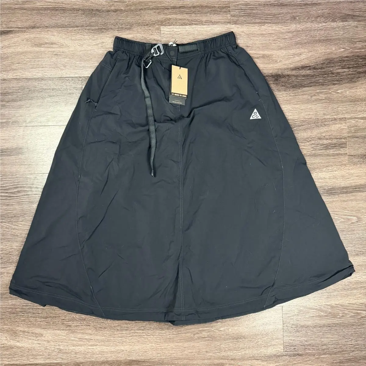 Acg Smith Summit Black Skirt Women`s Size Medium IB4431-010 by Nike