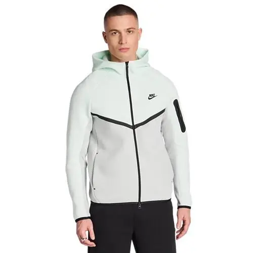 Mens Nike Tech Fleece Zip up Light Green/grey HV0949-394 Sz 2XL