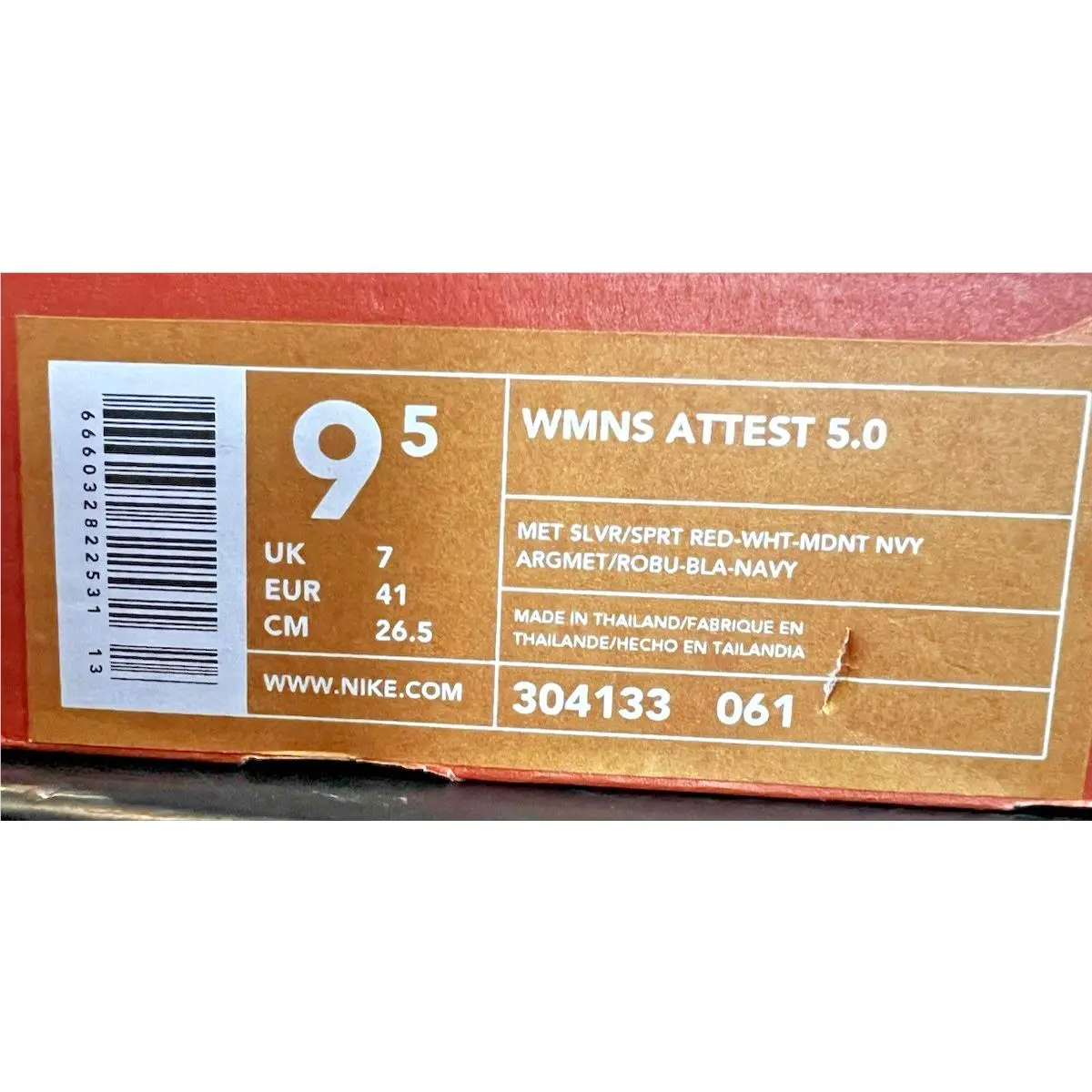 Nike shoes - Nike attest 5.0 - attest - 304133 - Multicolor 8