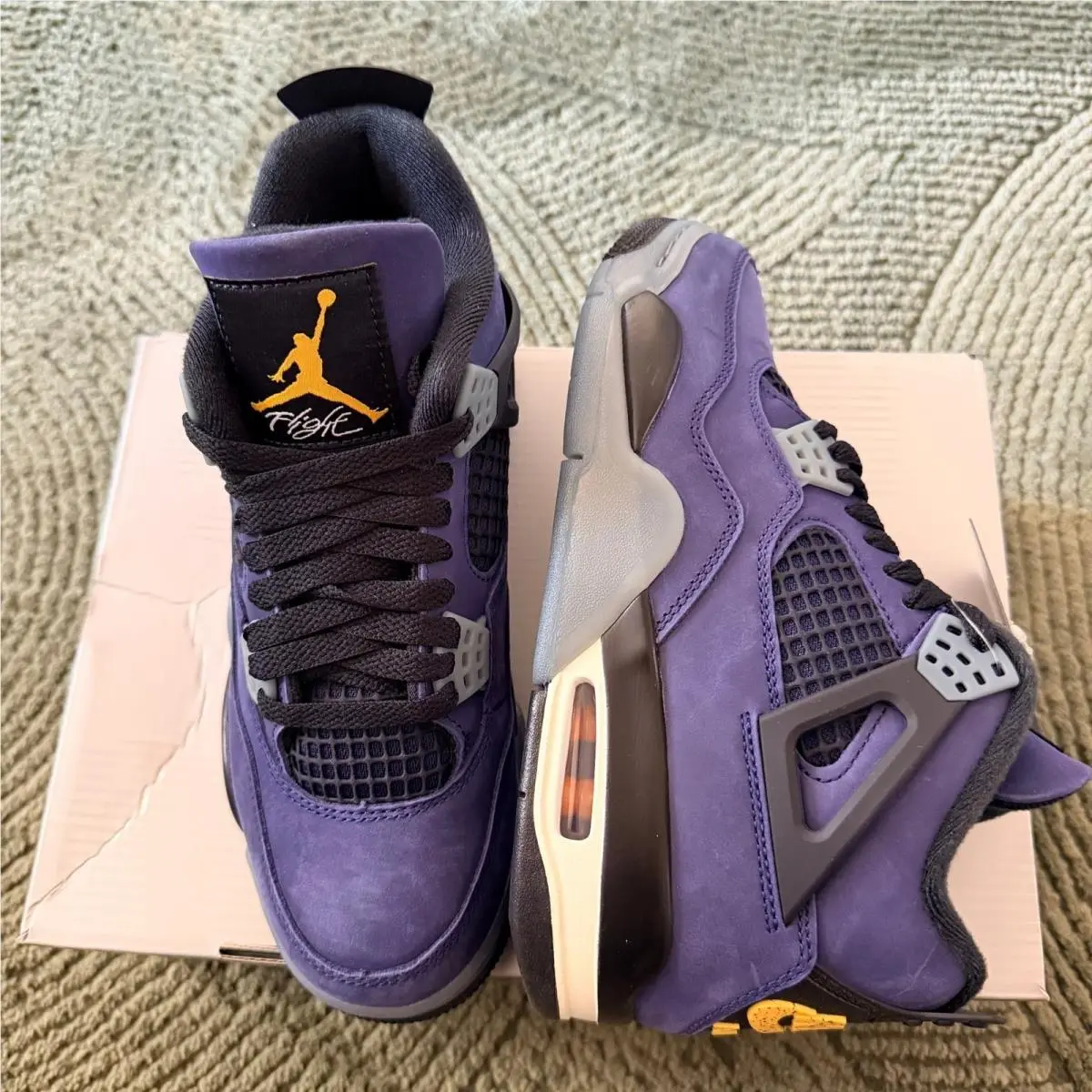Air Jordan 4 Retro Canyon Purple Imperial Purple FV5029-500 Mens 5 by Nike