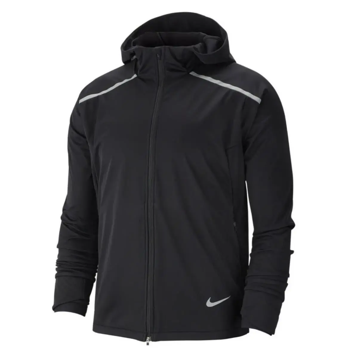 Dri-fit Flex Shield Waterproof Hooded Running Jacket Men’s Size Medium by Nike