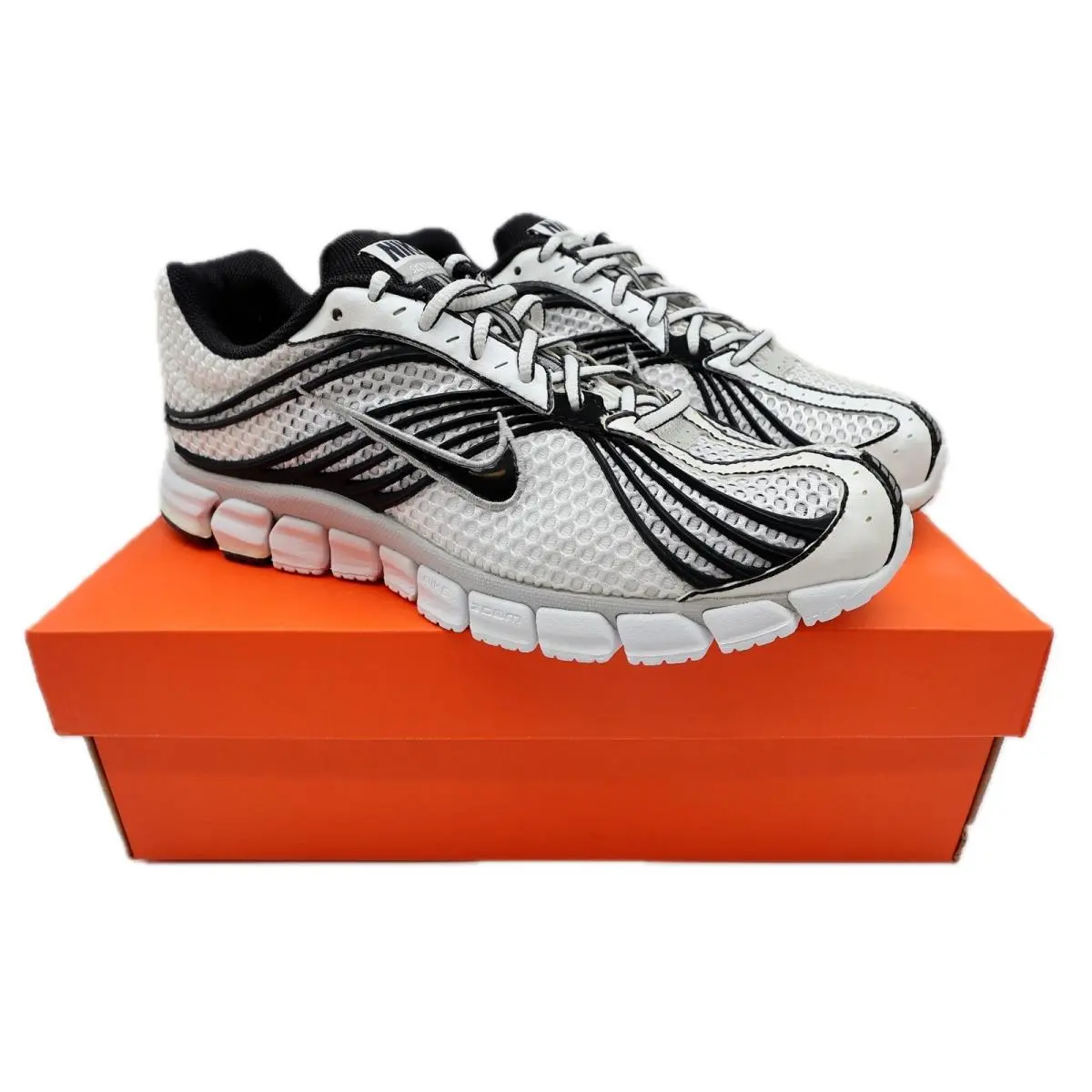 Nike Zoom Skylon+ 11 Men`s 9 White Black Grey Running Shoes