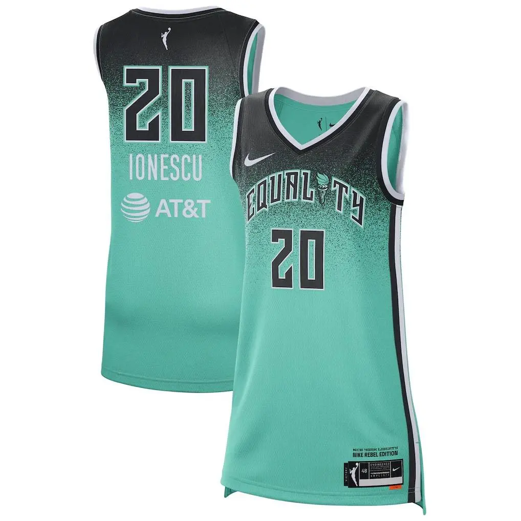 Womens Sabrina Ionescu NY Liberty Dri-fit Wnba Rebel Jersey - Size XL by Nike
