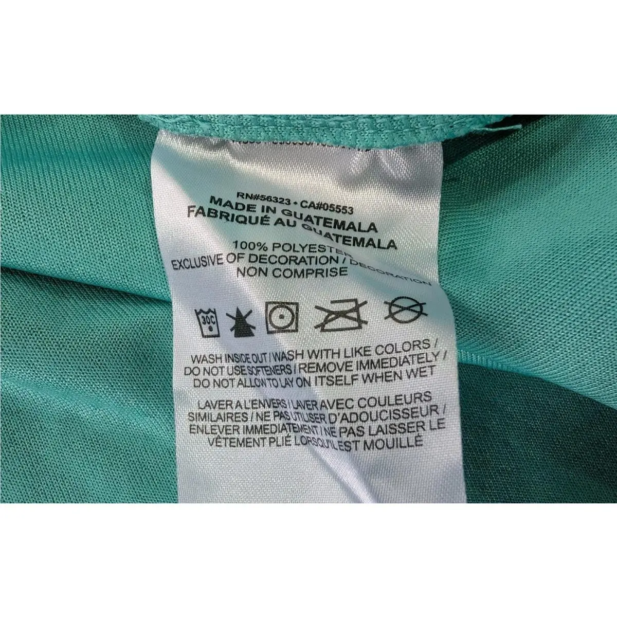 Nike clothing - Nike Dri-Fit - FD0806 305 - Mint / Black (UPC: 196156274263) 12