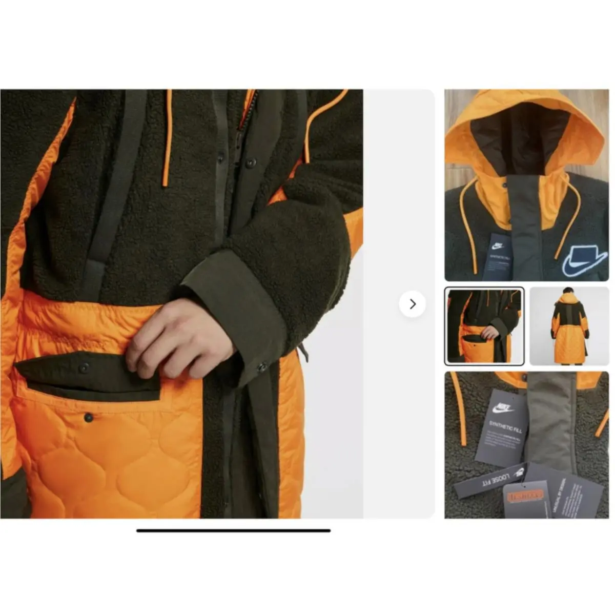 Nike clothing - Nike Sherpa Thermore - Sherpa Thermore - Orange 5