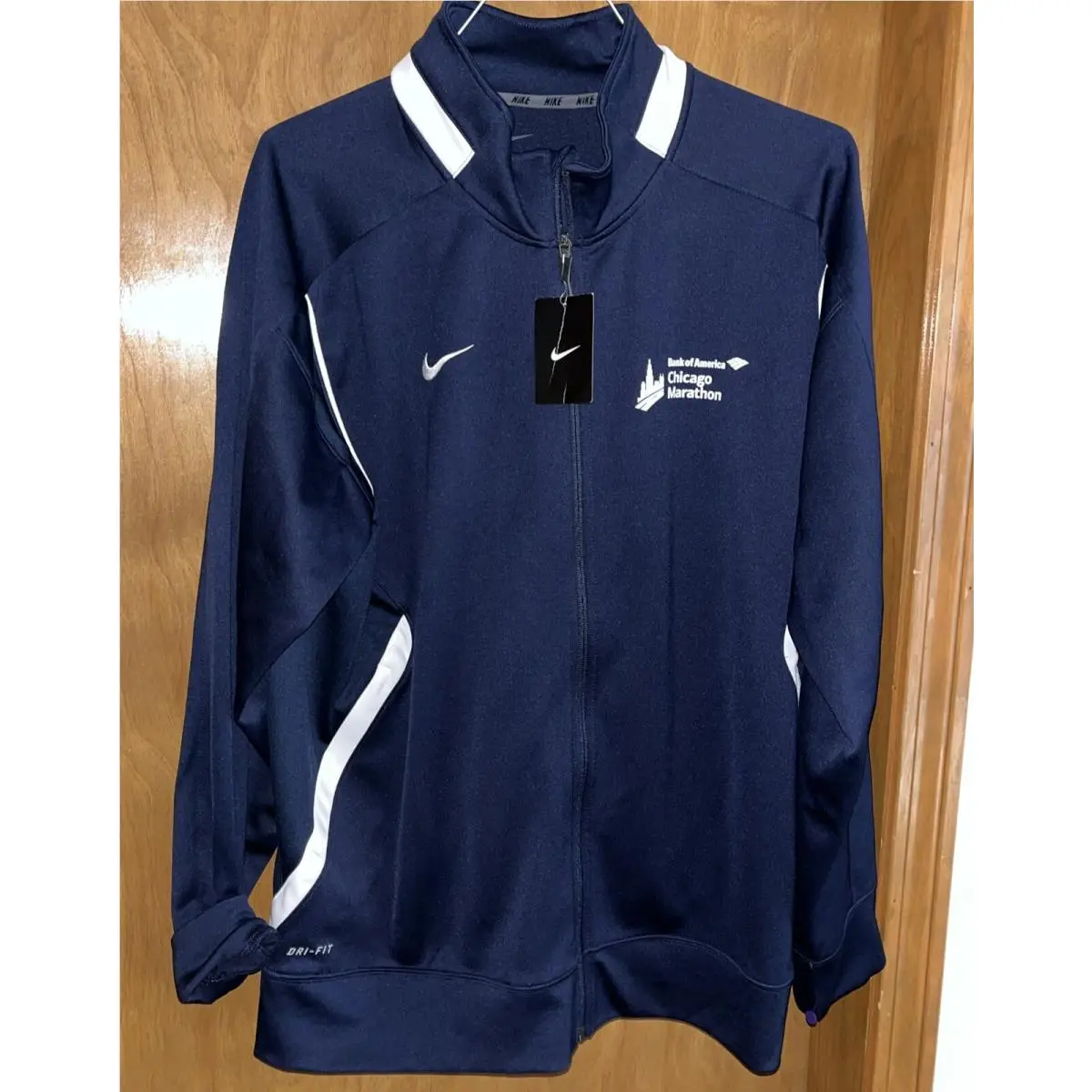 Blue Chicago Marathon 2017 40th Anniversary Track Jacket XL B44 by Nike