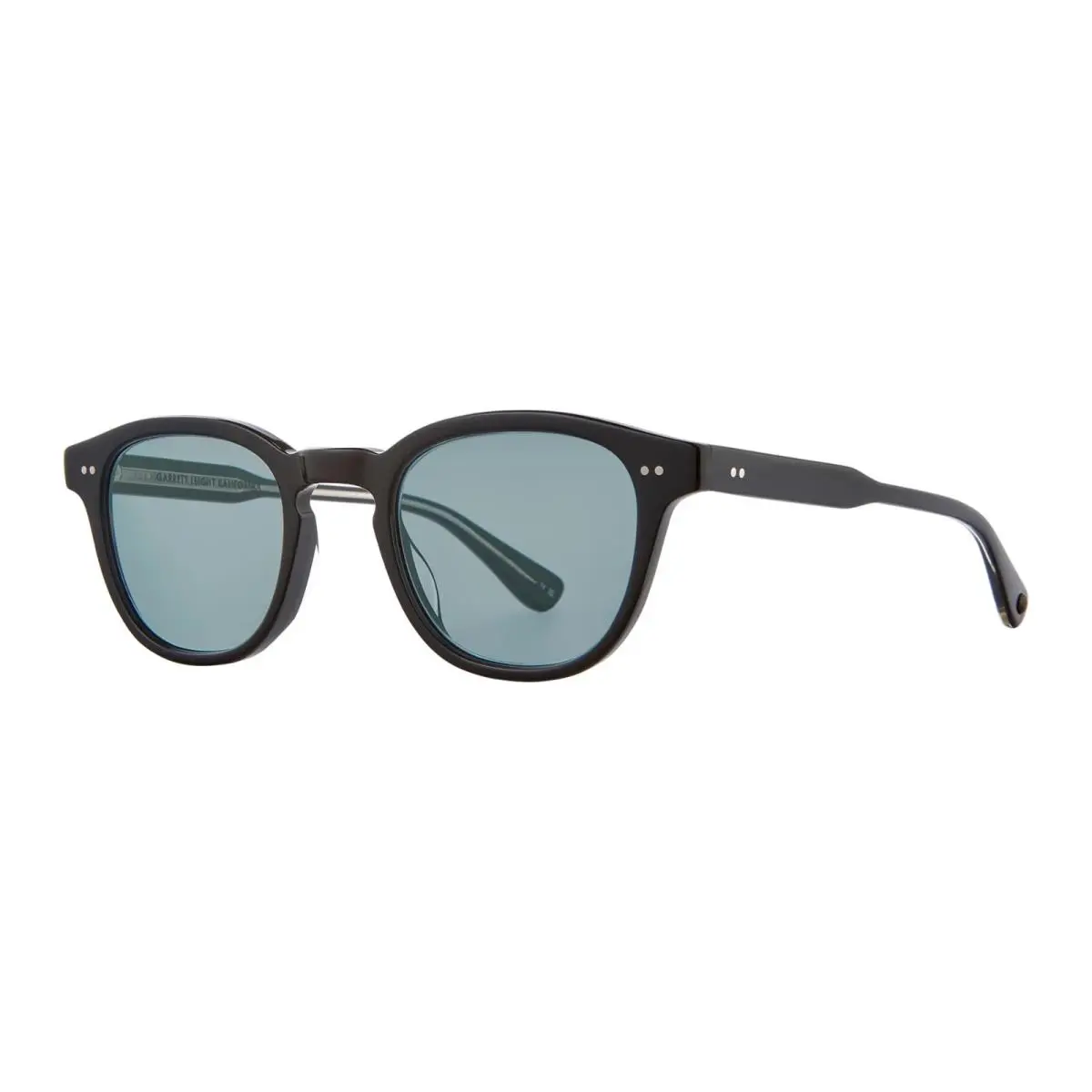 Garrett Leight Evan Sun Black/semi-flat Pure Blue Bk/sfpblu Sunglasses