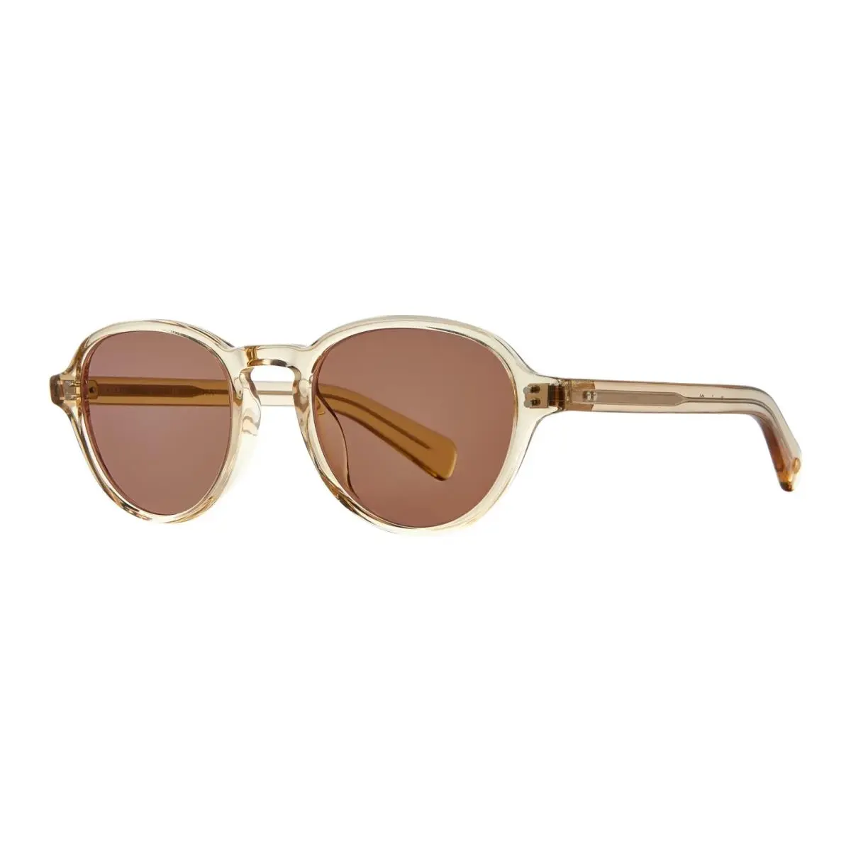 Garrett Leight Casillas Sun Champagne/semi-flat Pure Redwood Sunglasses