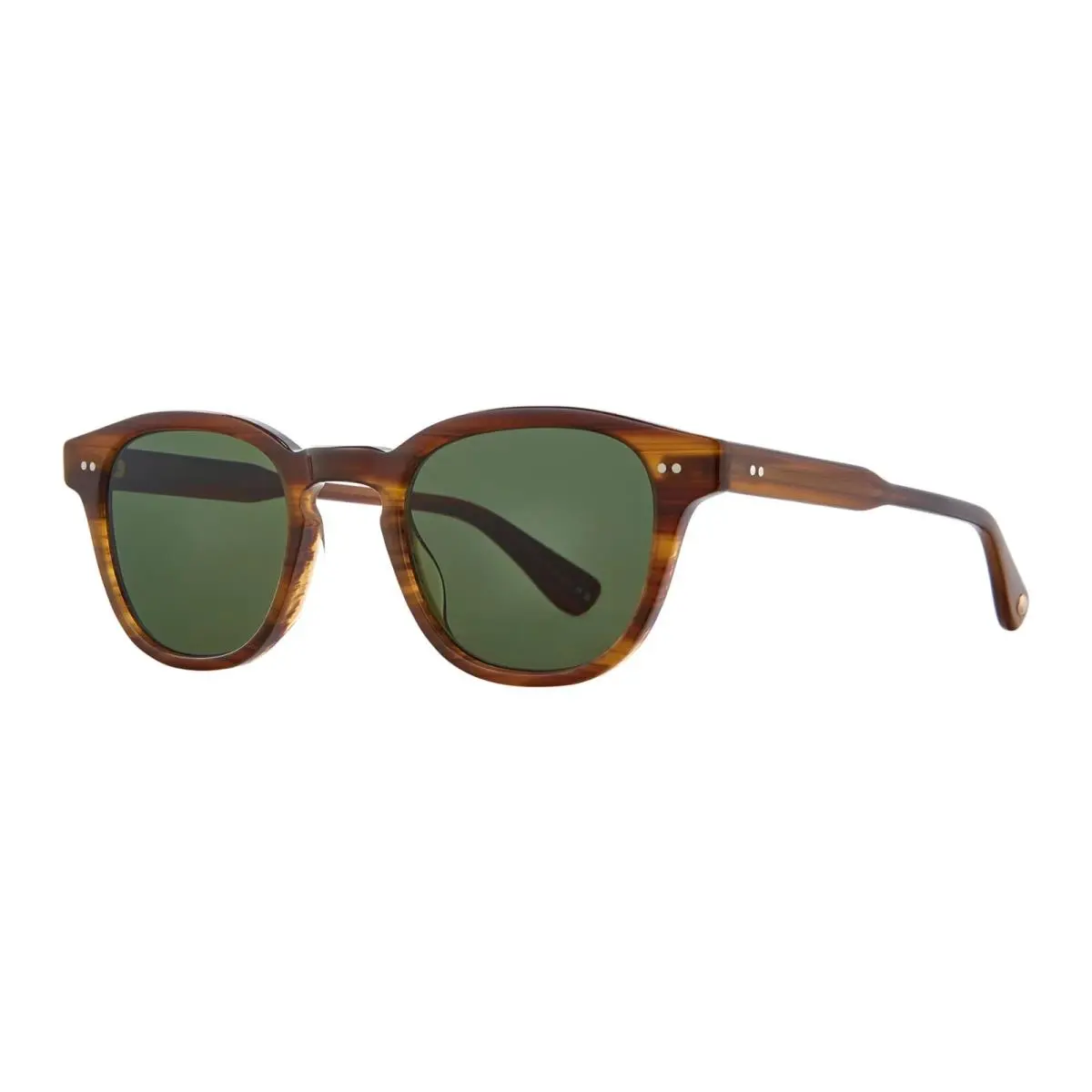 Garrett Leight Evan Sun Cherry Wood/semi-flat Pure G15 CHW/SFPG15 Sunglasses