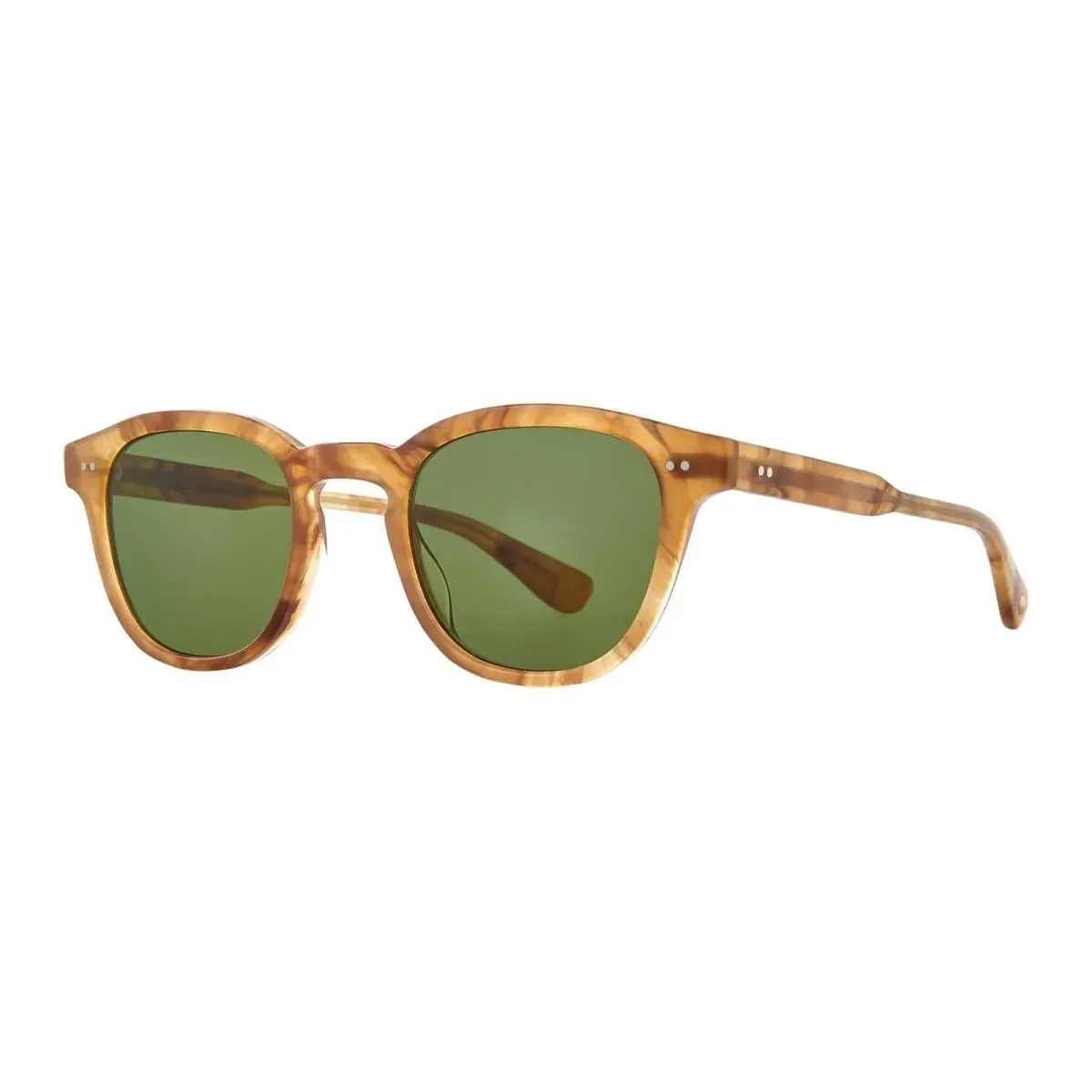 Garrett Leight Evan Sun Agave Tortoise/semi-flat Pure Green Avtsfpg Sunglasses