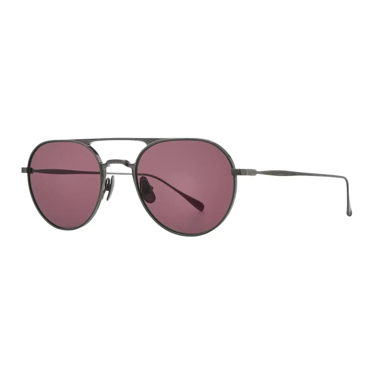 Benny J Sun Obsidian/semi-flat Pure Violet Ob/sfpv Sunglasses by Garrett Leight