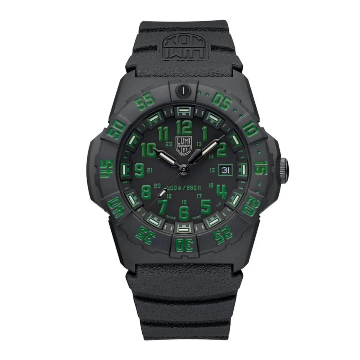Navy Seal 3550 XS.3567 44mm Swiss Made Sapphire Crystal Green Dive Watch by Luminox