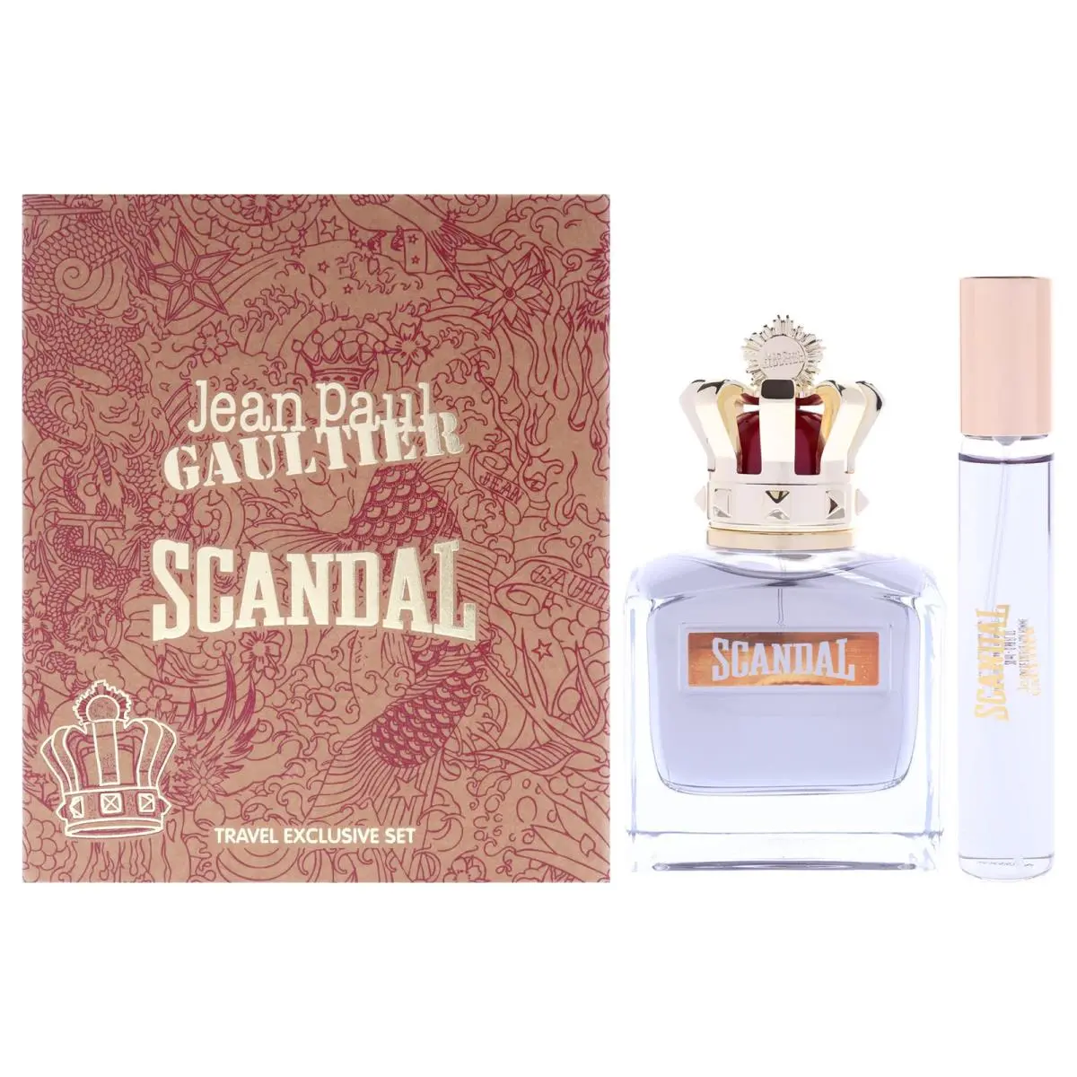 Scandal by Jean Paul Gaultier For Men - 3.4oz Edt Spray Gift Set