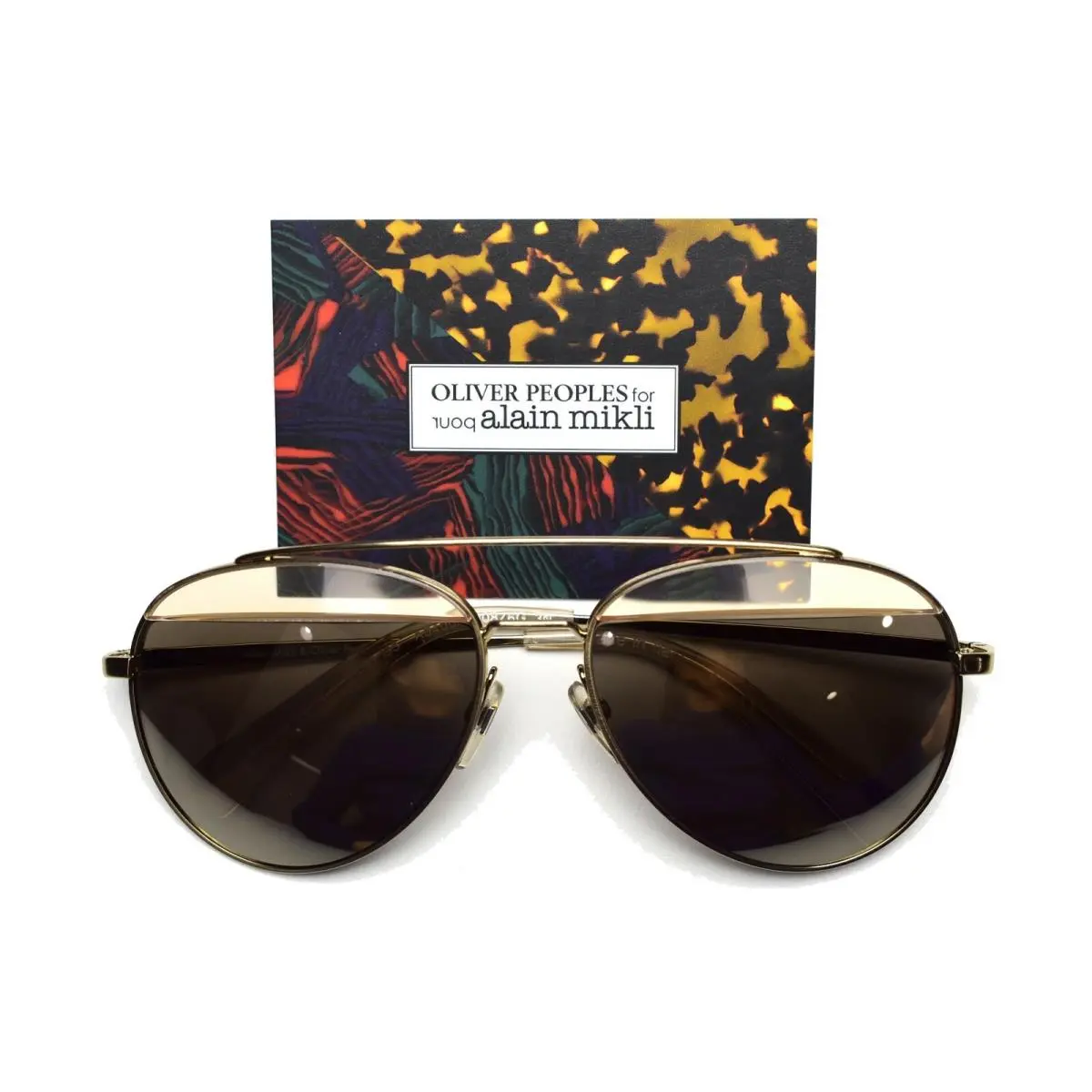 X Alain Mikli Aviator Sunglasses 4004 Paon 008 6G 3N by Oliver Peoples