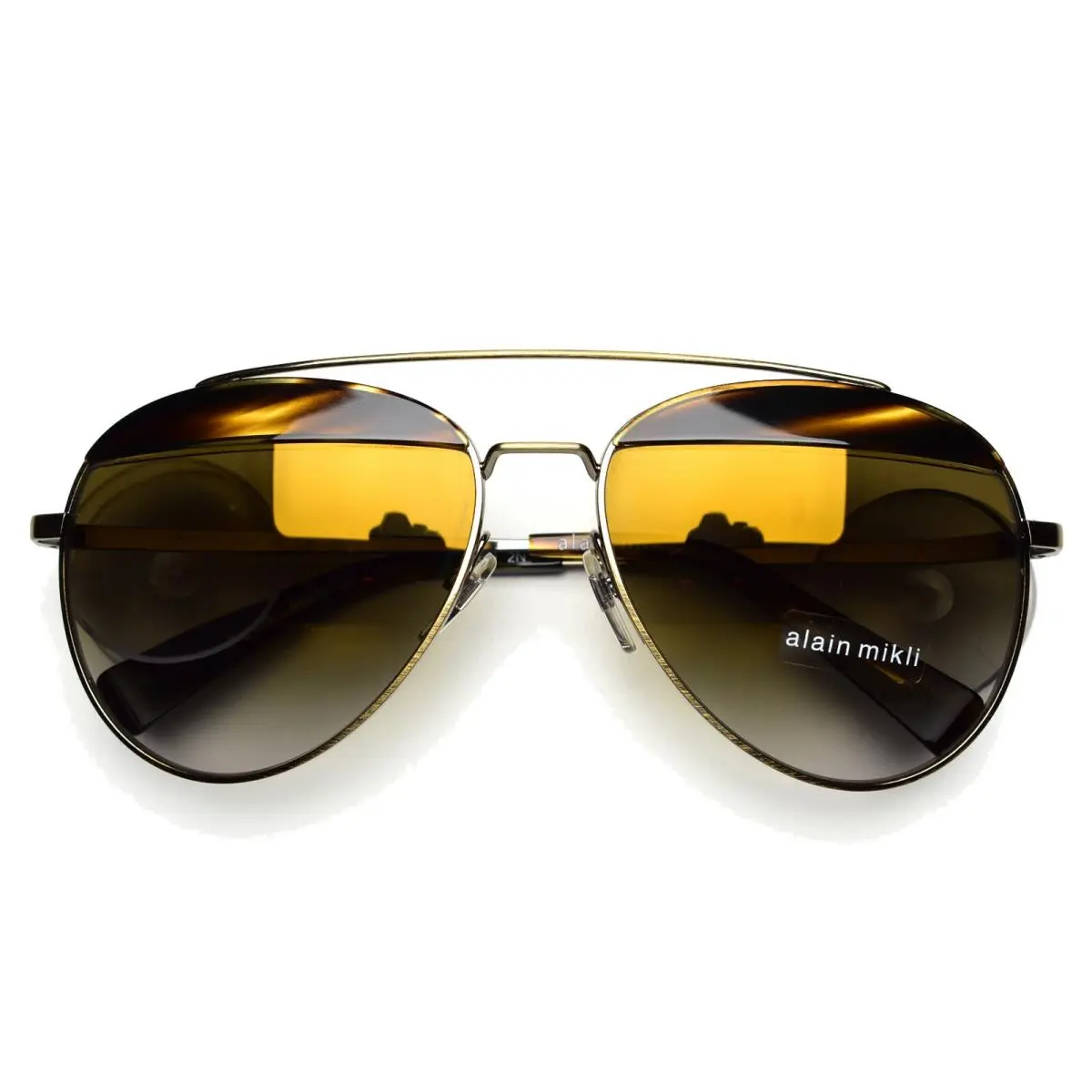 X Alain Mikli Aviator Sunglasses 4004 Paon 010 6U 2N by Oliver Peoples