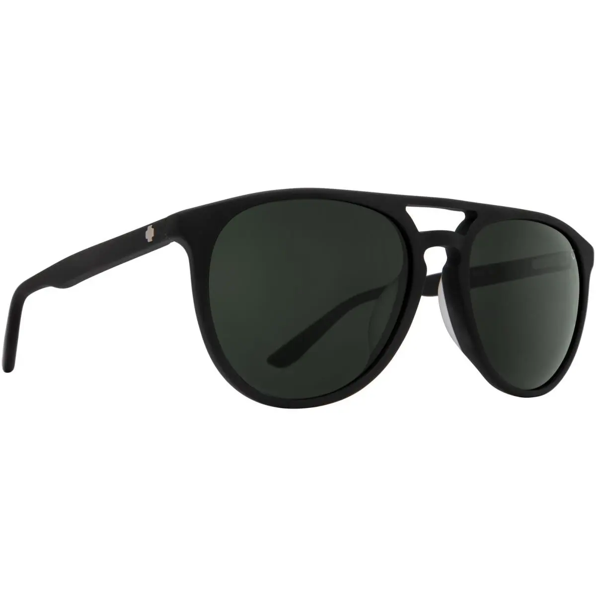 Spy Optic Syndicate Matte Black Pilot Sunglasses w/ Keyhole Bridge - 87352597386 by SPY Optics