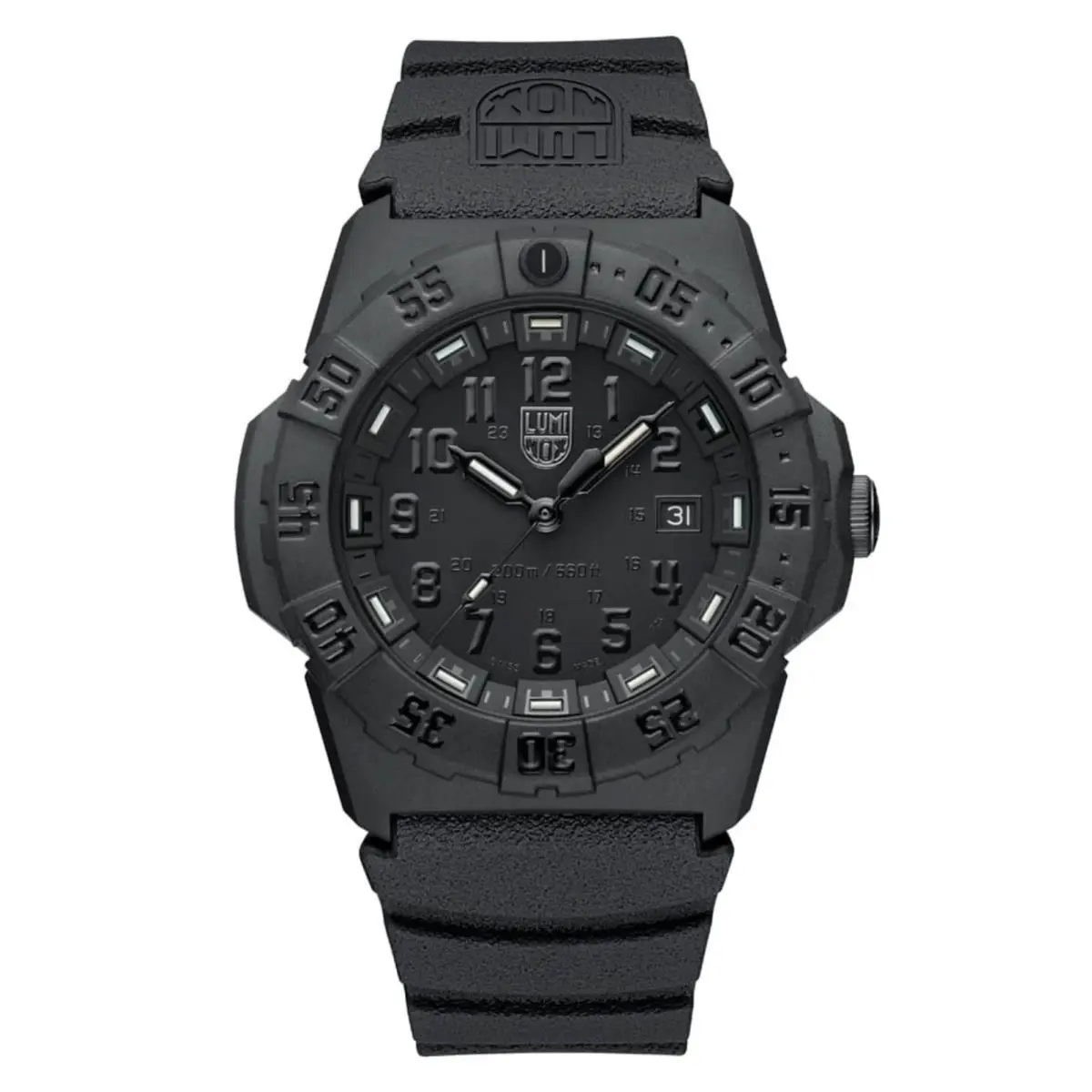 Luminox XS.3551.BO Navy Seal Military Dive 44 Black Carbonox™ Quartz Men`s Watch