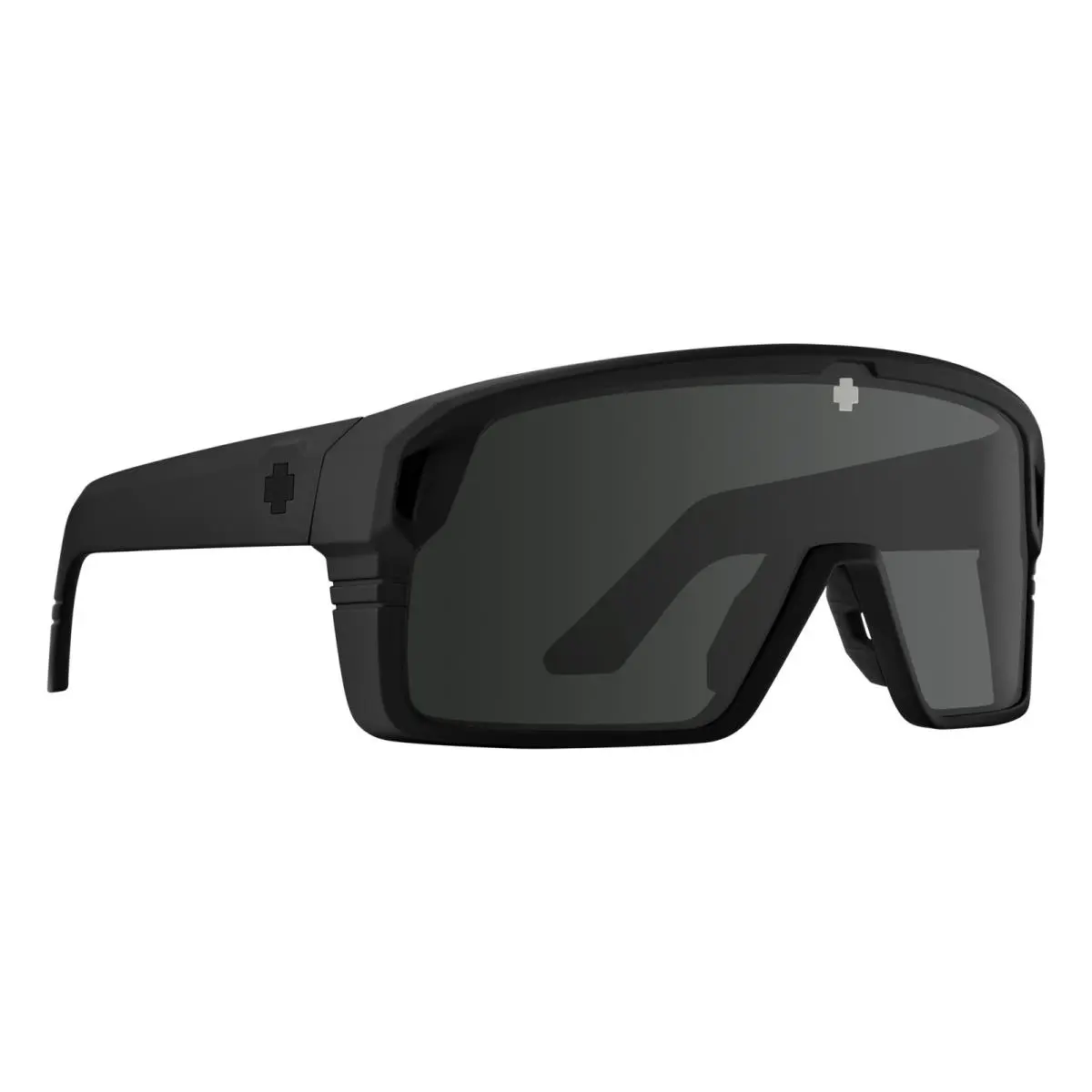 Spy Monolith Matte Black/happy Grey Green Polar Black Spectra Mirror Sunglasses by SPY Optics