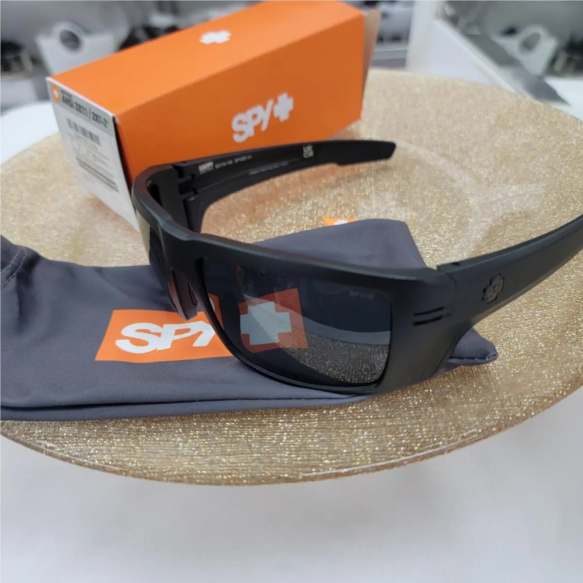 Spy+ Optic Flynn Oversized Sunglasses - Soft Matte Black/happy Gray Green by SPY Optics