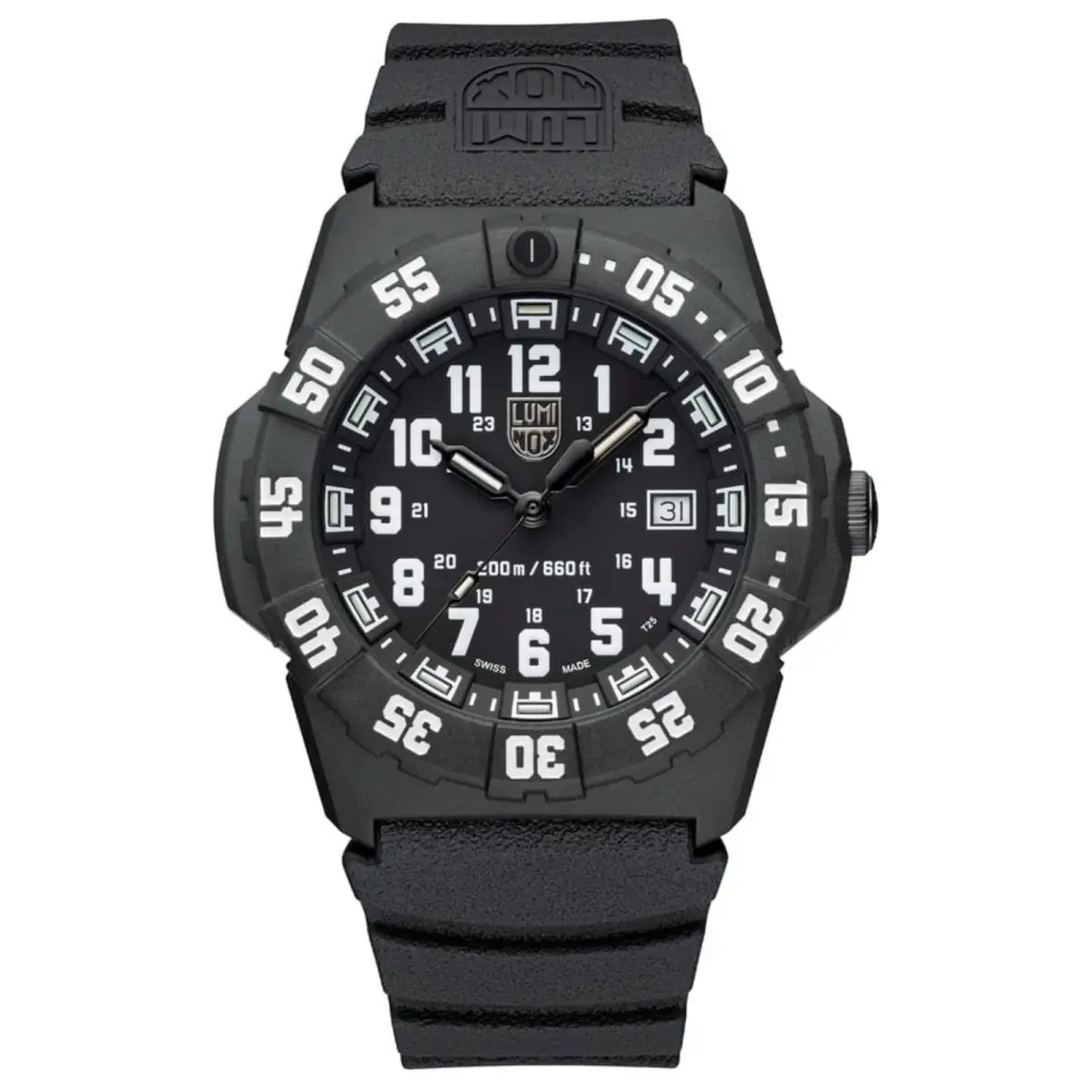 XS.3551 Navy Seal Military Dive 44 Black Carbonox™ Quartz Men`s Watch by Luminox