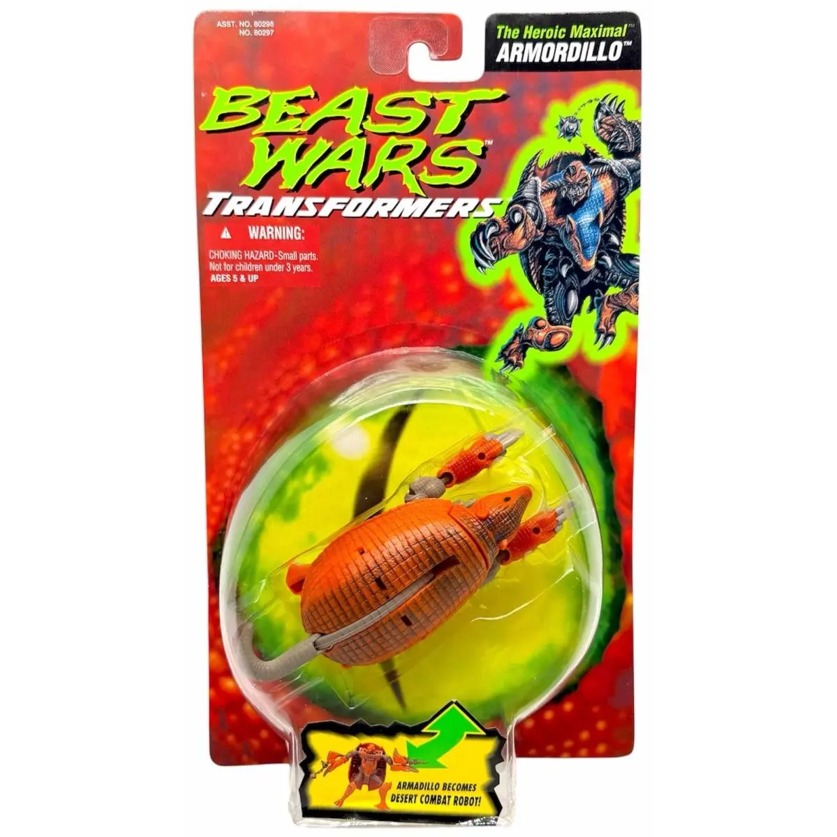 Transformers Beast Wars Armordillo Action Figure Vintage 1995 Kenner