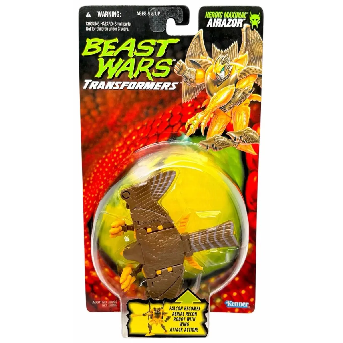 Transformers Beast Wars Airazor Predacon Action Figure Vintage 1996 Kenner