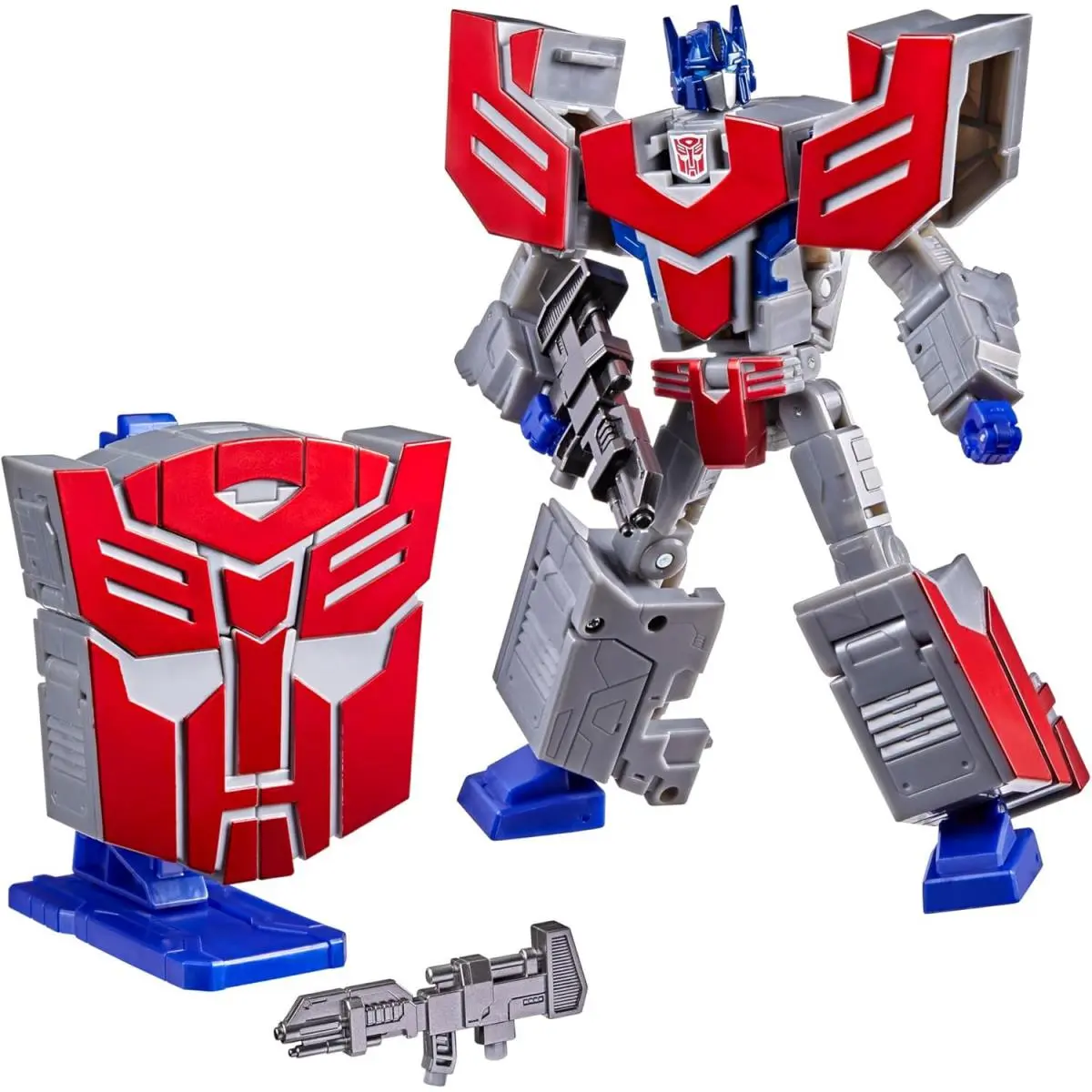 Transformers Icons Optimus Prime 6.75-Inch Voyager Class Action Figure That Conv