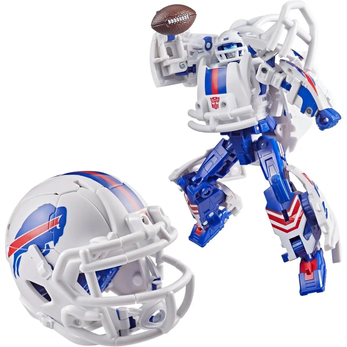 Transformers Nfl Buffalo Bills Blizz-herd 5.5 Action Figure