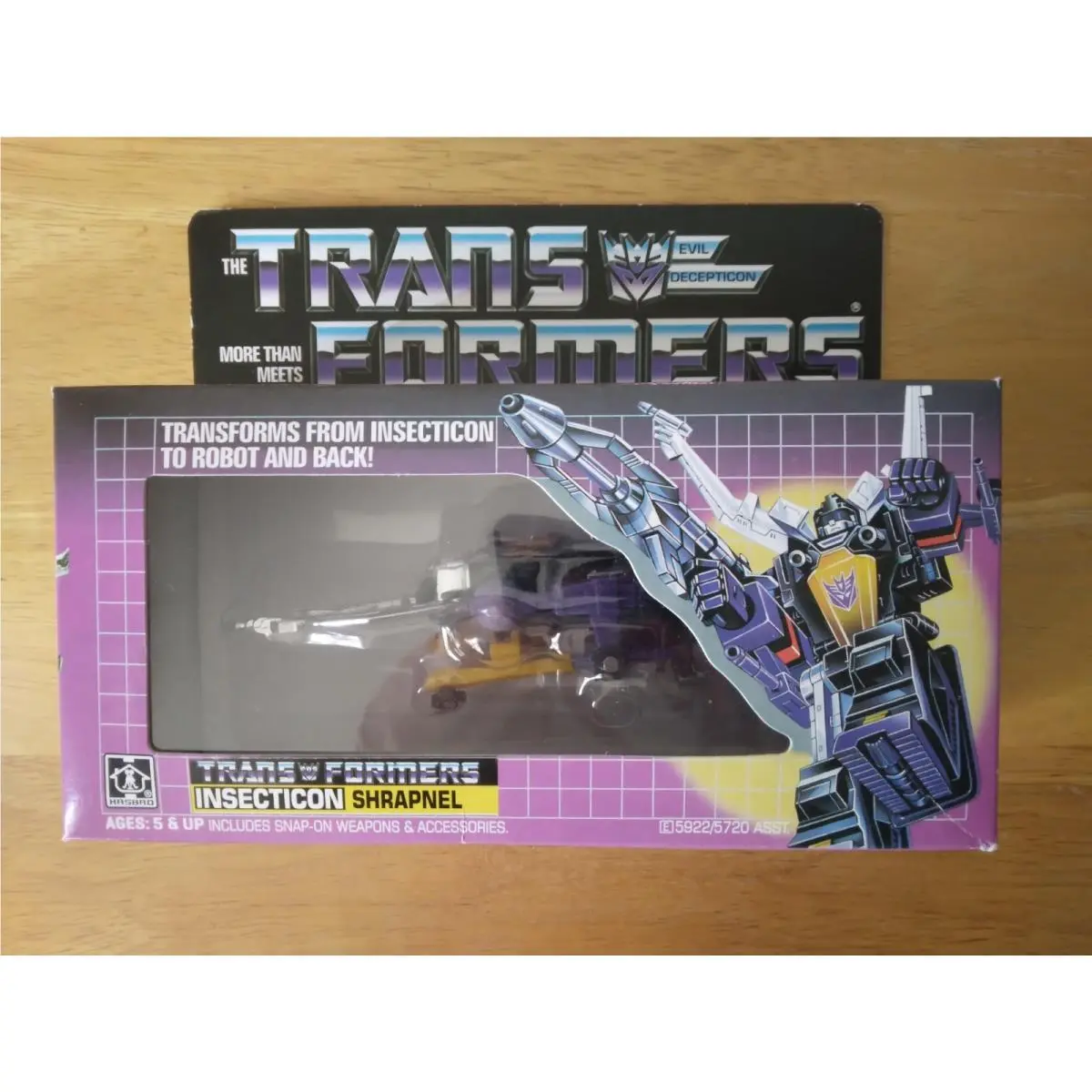 Transformers G1 Shrapnel Insecticon: Reissue KO U.s. Seller