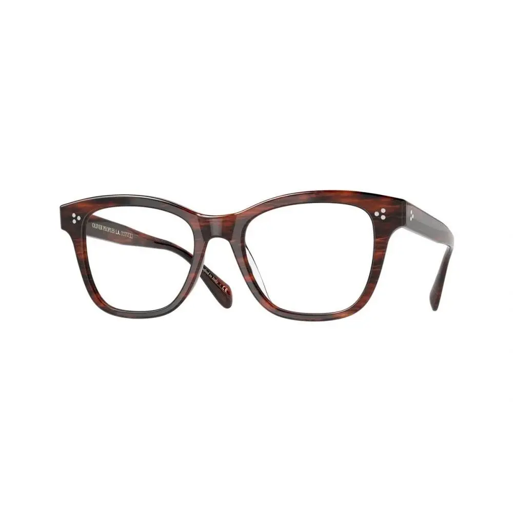 OV5474U 1725 Ahmya Eyeglasses Red Tortoise Frame Demo Lens 52mm by Oliver Peoples