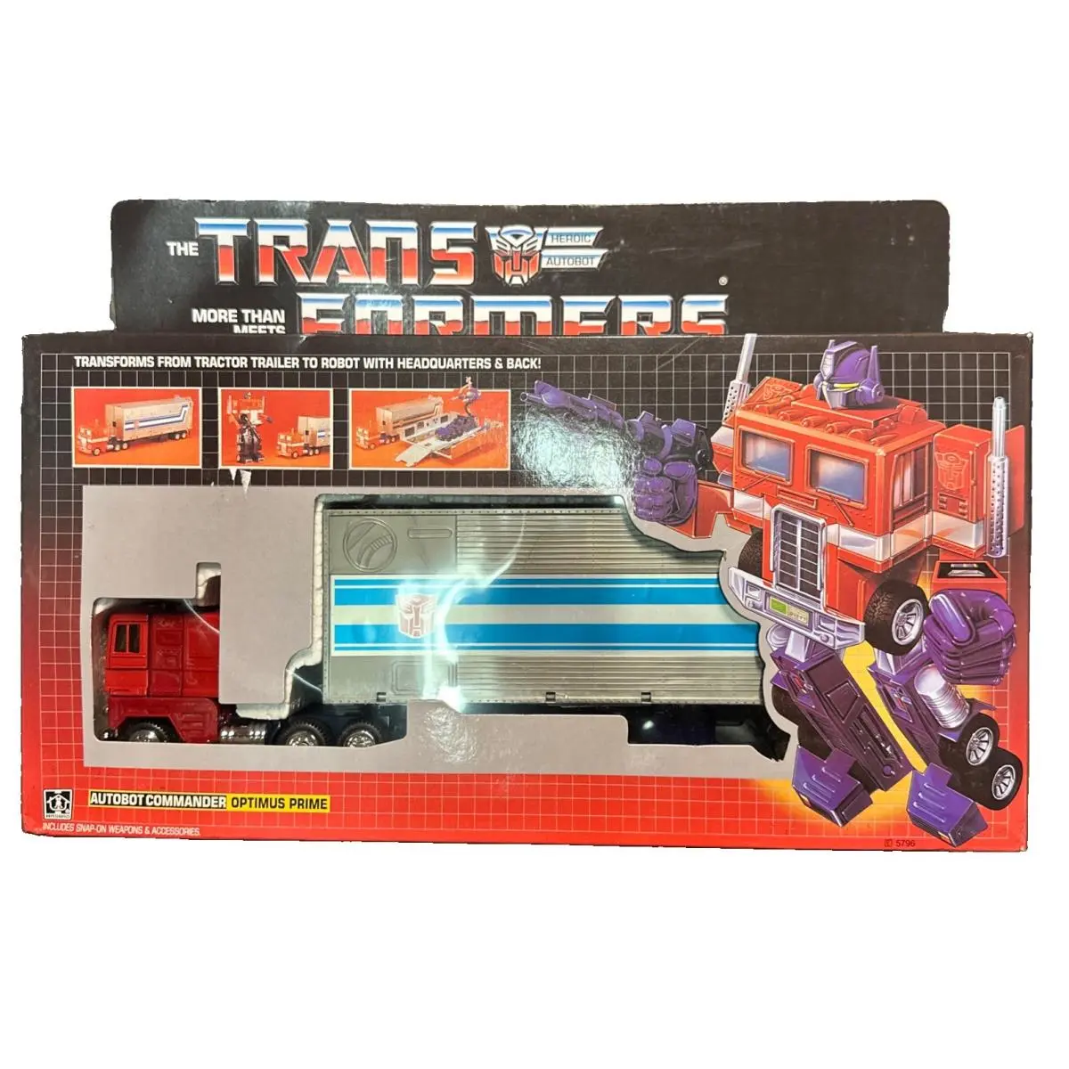 Vintage Optimus Prime G1 Transformers Autobot Commander Knockoff