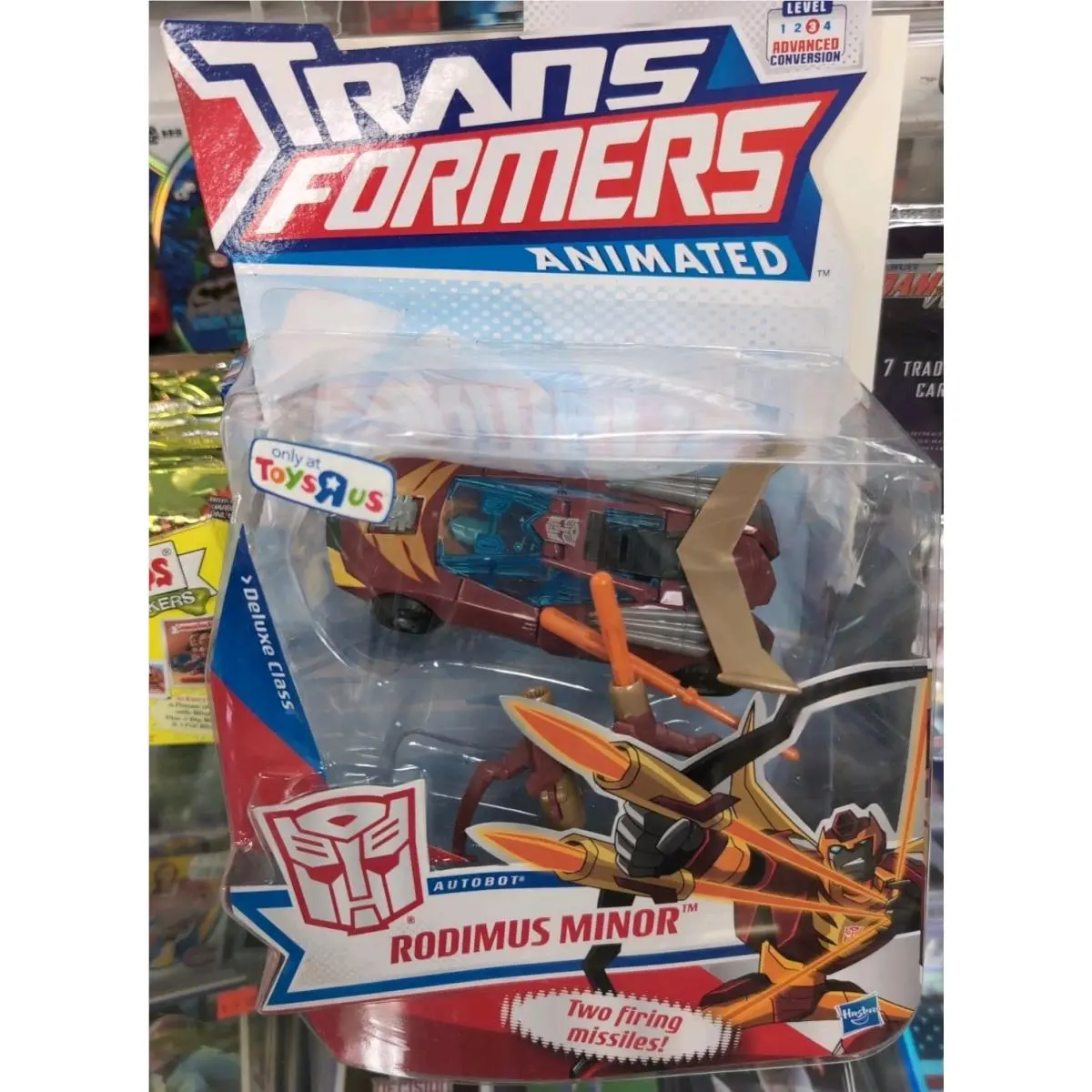 Toys R Ustransformers Animated Rodimus Minor Hasbro Deluxe Class Tru 2009