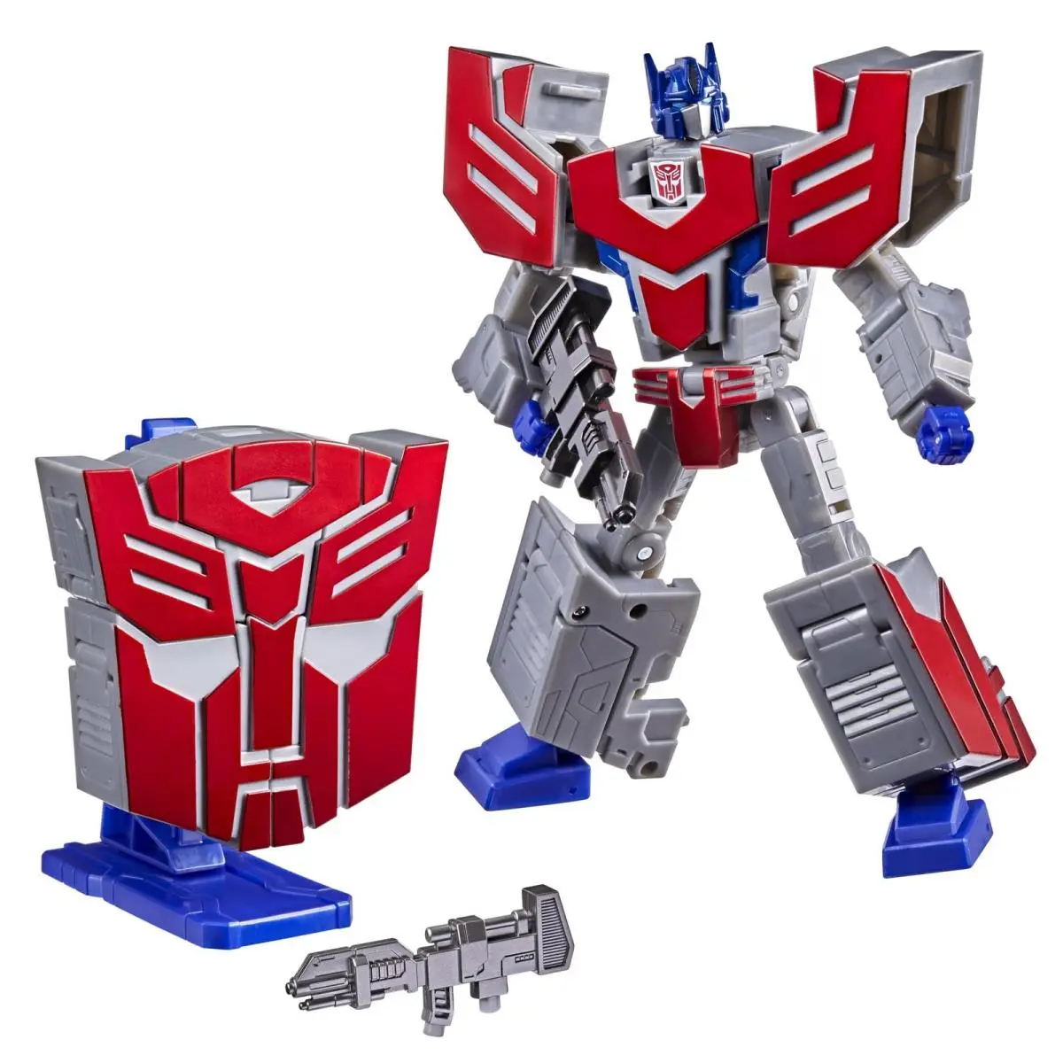 Transformers Icons Optimus Prime 6.75-Inch Voyager Class Action Figure That Conv