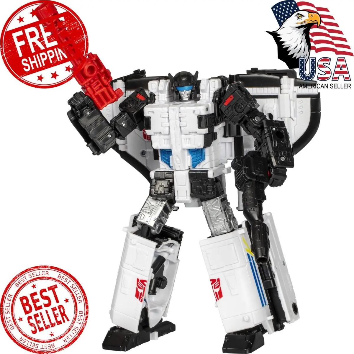 Transformers Legacy United Leader Class Galaxy Shuttle 7.5-inch Converting
