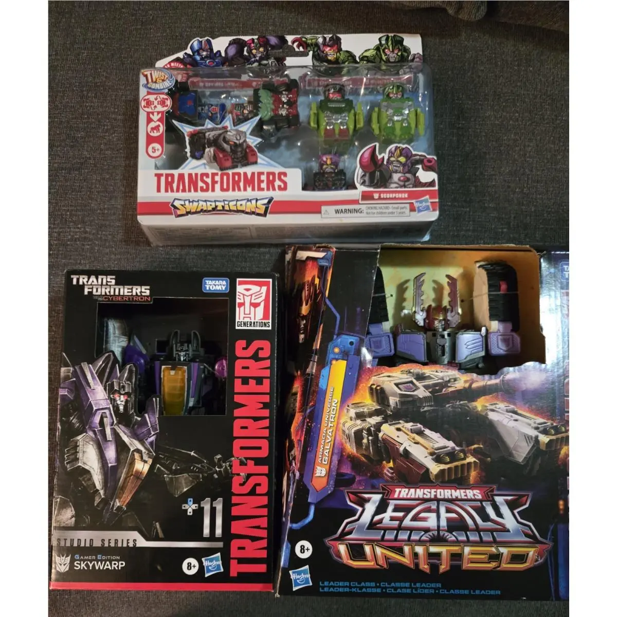 New:transformers Action Figure Bundle Legacy Studio Series Swapticons