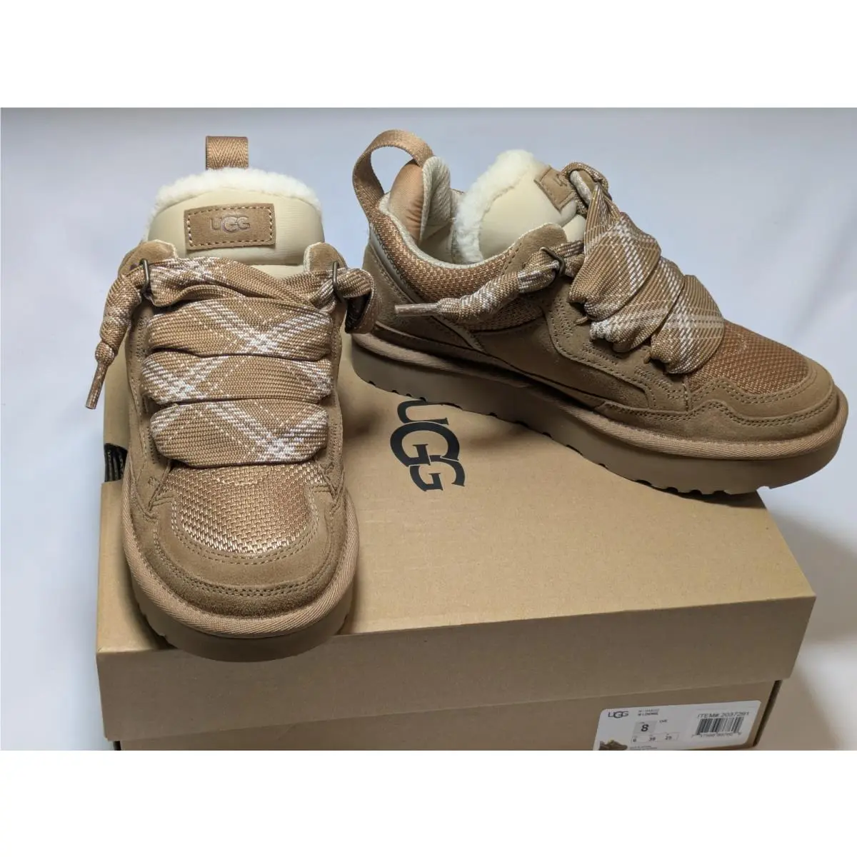 Ugg Lowmel Suede Mesh Sneakers Women`s Color Chestnut Black Chestnut by UGG