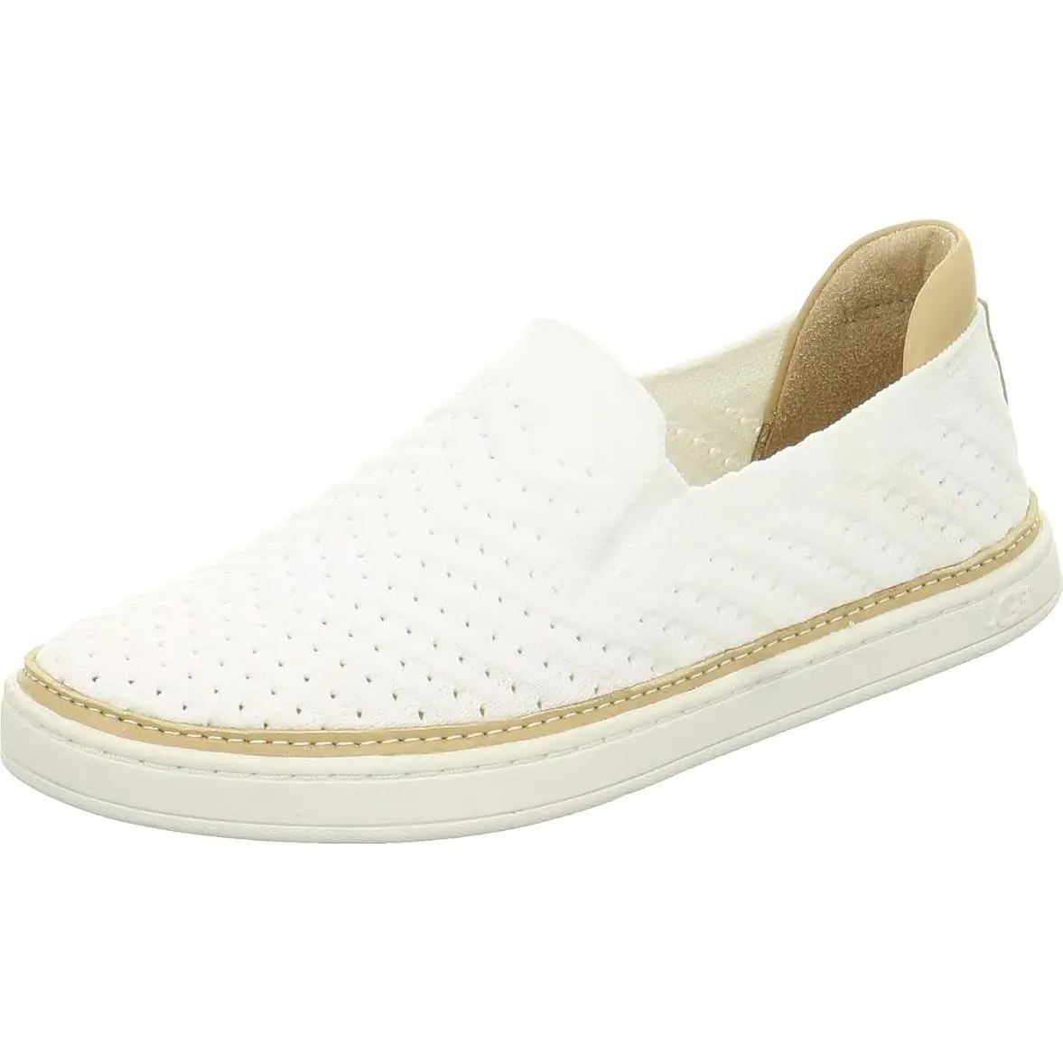Ugg Women`s Sammy Chevron Sneaker Beige Size: 9.5 M by UGG