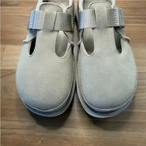 Ugg Goldenstar Mary Jane Sand Suede Platform Shoes Women`s 8.5 Nwob