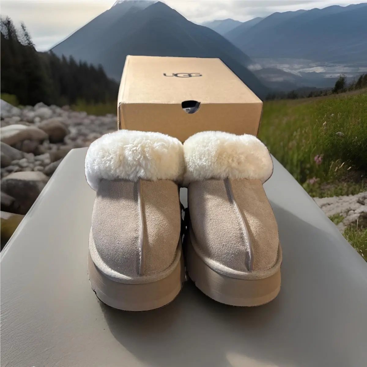 UGG shoes - UGG DISQUETTE 1122550 - DISQUETTE - Sand 0
