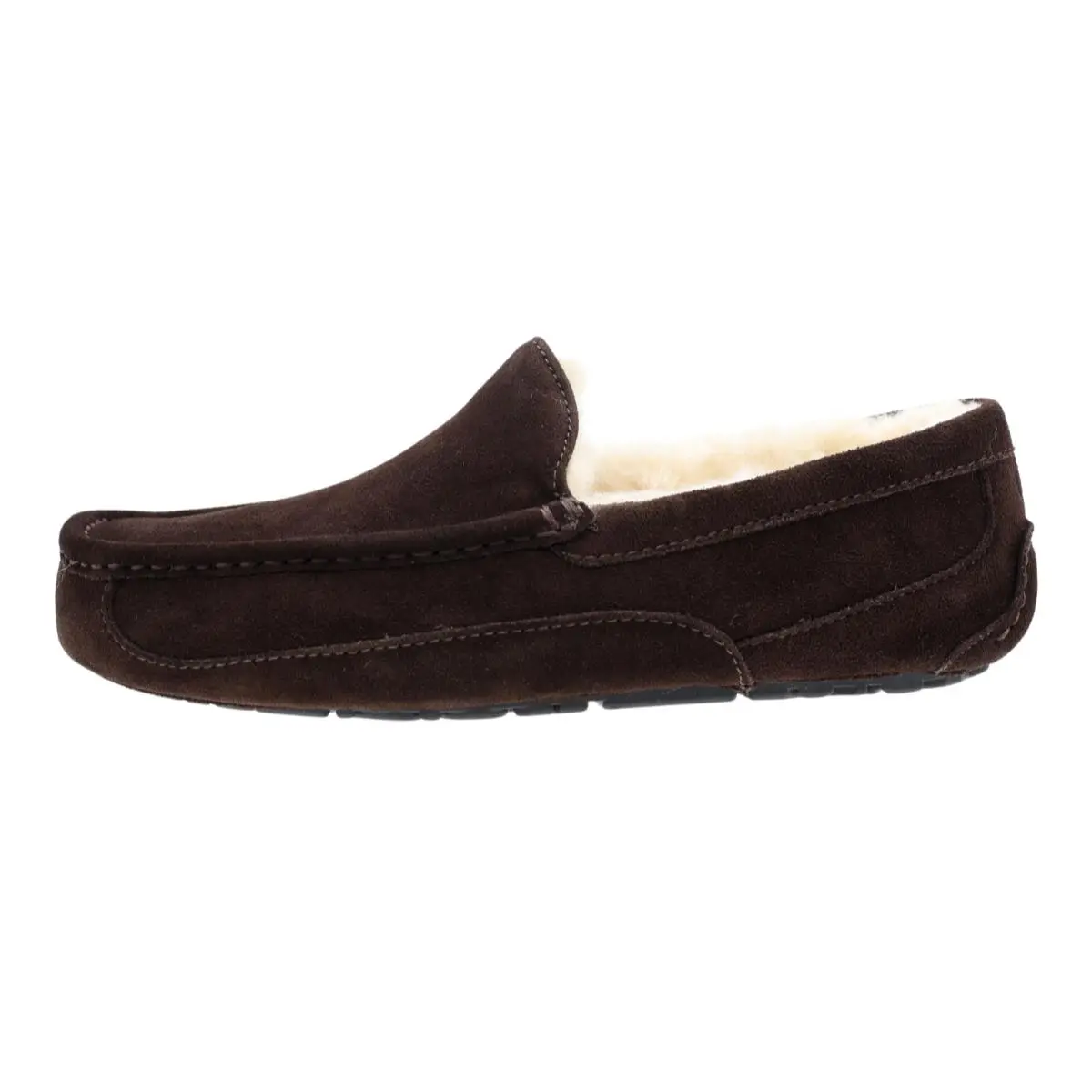 Ugg D4449 Men`s Espresso Ascot Moccasin Slippers Shoes Size US 9 EU 42
